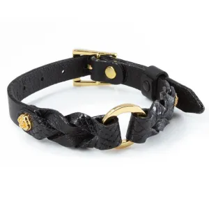 Stockroom x Melanie Rose Collar. Black Exotic