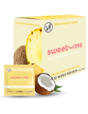 Sweetums Pina Colada Flavored Wipes