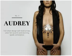 Temporary Body Tattoo- Audrey
