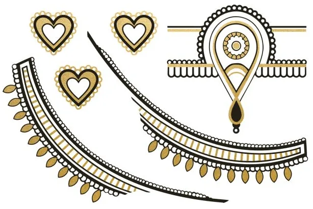 Temporary Body Tattoo- Coco