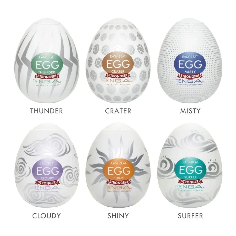 Tenga Hard Boiled Egg Masturbator 6 Pack