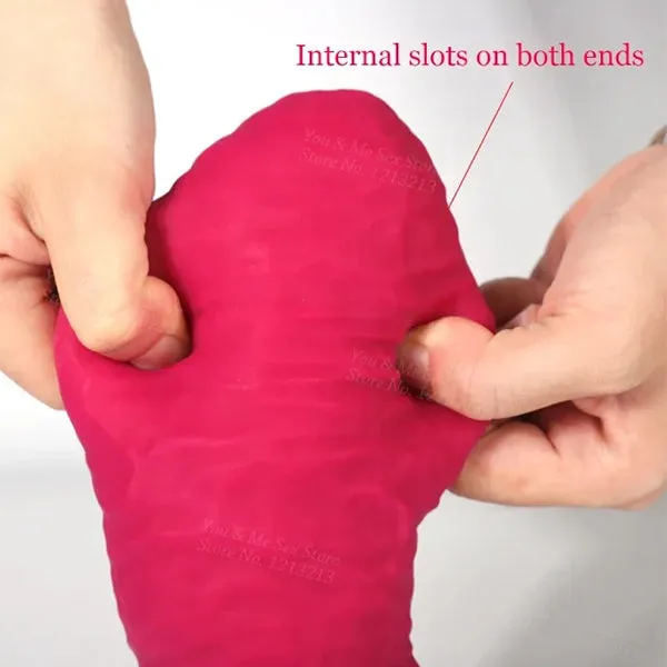 Thick Silicone Rectal Prolapse Butt Plug - Super Soft Anal Dilator Built Anal Toy For Women Men