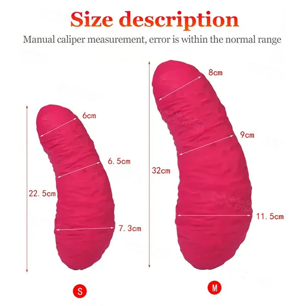 Thick Silicone Rectal Prolapse Butt Plug - Super Soft Anal Dilator Built Anal Toy For Women Men