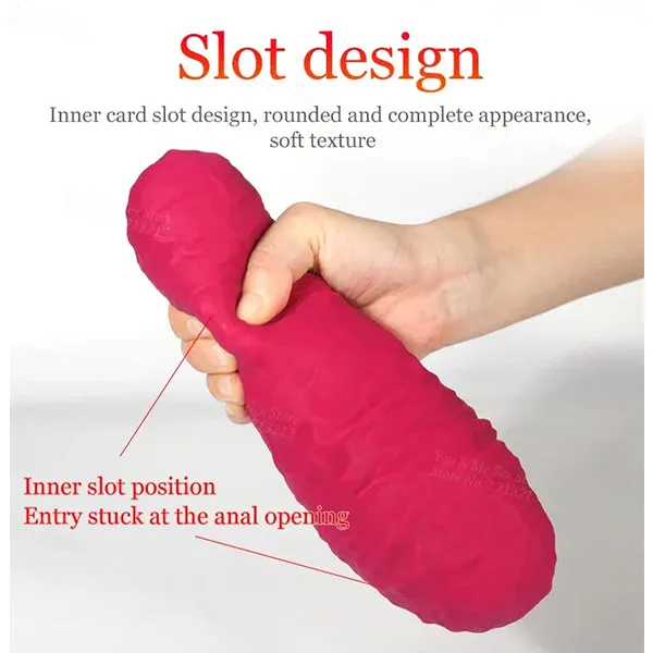 Thick Silicone Rectal Prolapse Butt Plug - Super Soft Anal Dilator Built Anal Toy For Women Men
