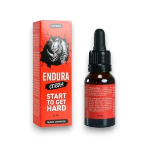 Ulei ENDURA COBRA. pentru erecții puternice. cu chimen negru. 100% natural. 15 ml