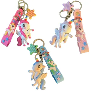 Unicorn Silicone Keychain