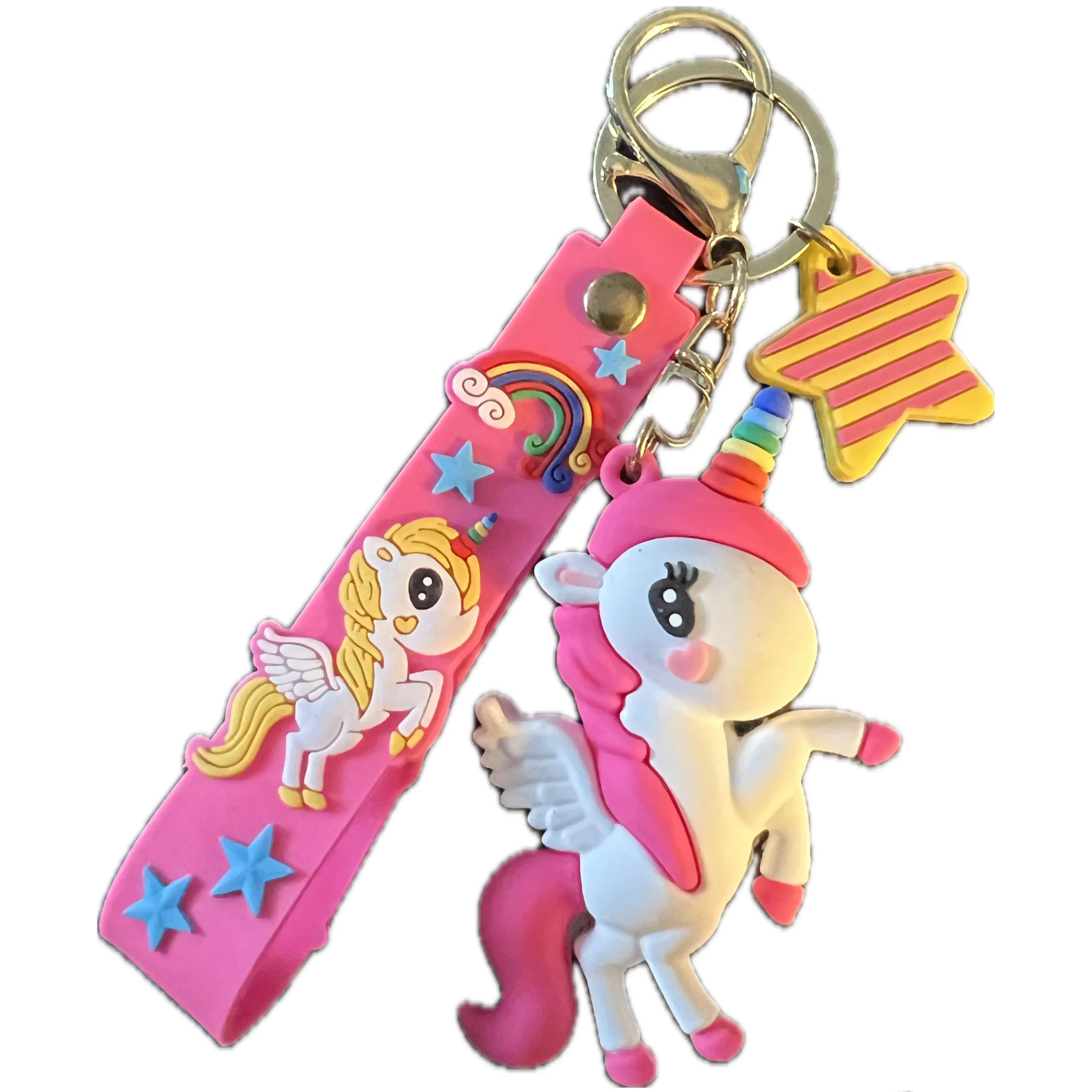 Unicorn Silicone Keychain
