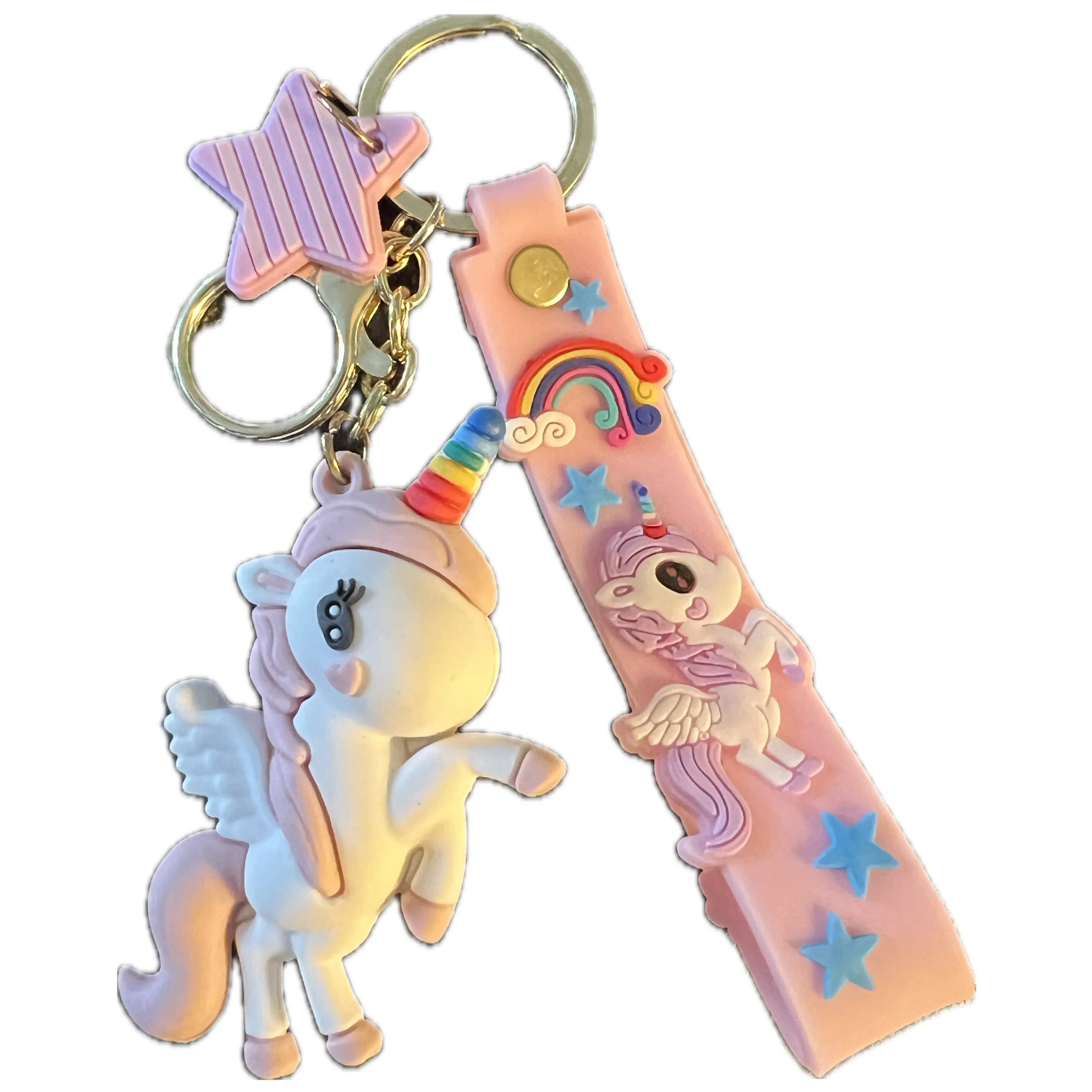 Unicorn Silicone Keychain