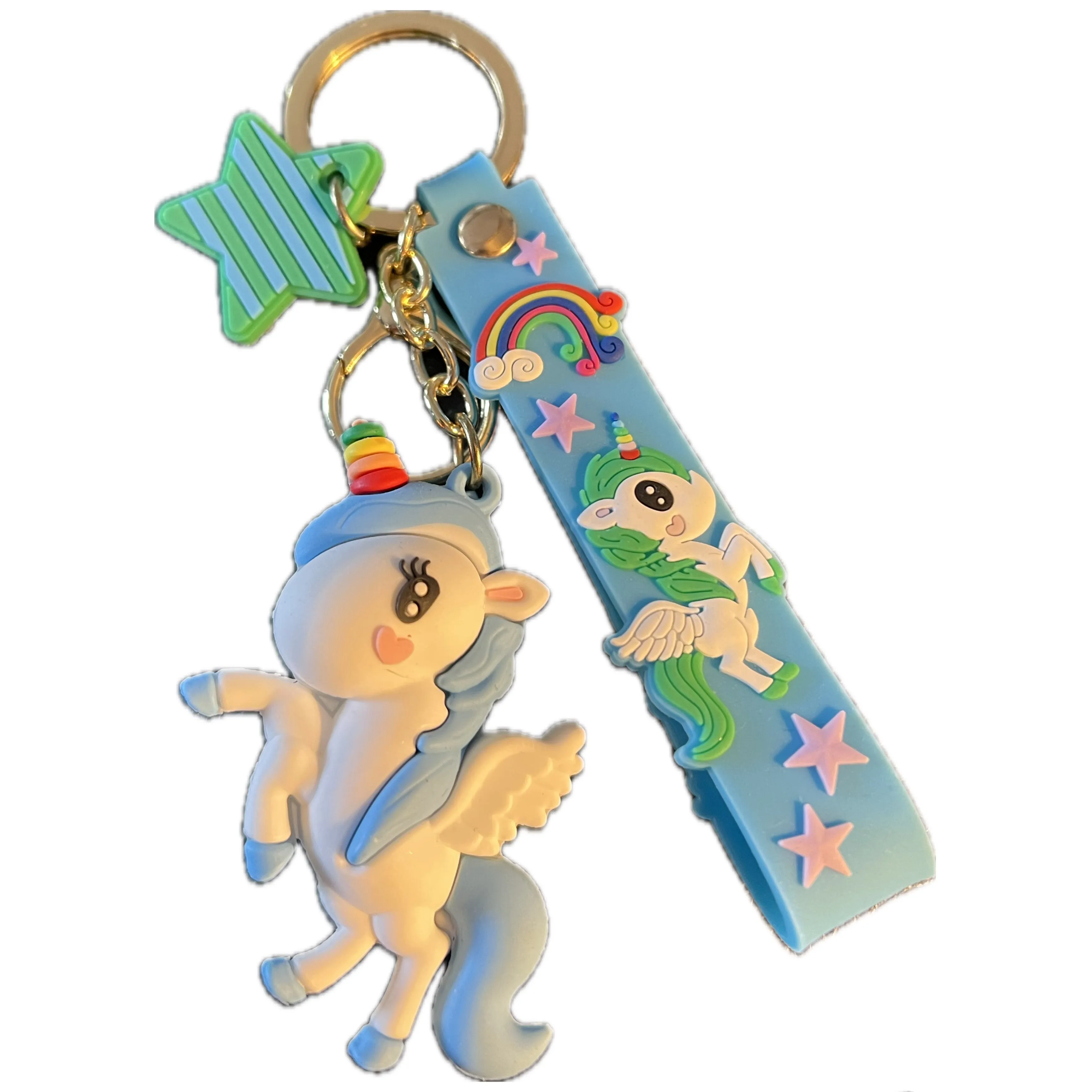 Unicorn Silicone Keychain