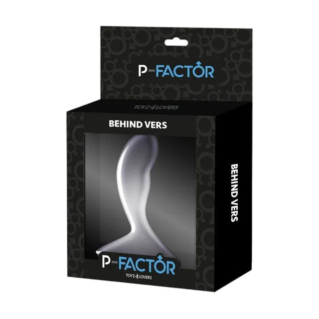 Vibrator anal TOYZ4LOVERS Behind Vers P-Factor. pentru stimularea prostatei. lungime 12.5 cm. diametru 3 cm. negru