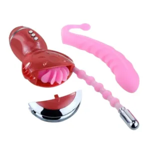 Vibrator BAILE Rolling Fun II. în formă de roată. pentru clitoris și punctul G. funcție de simulare sex oral. 6 funcții de rotație. roz