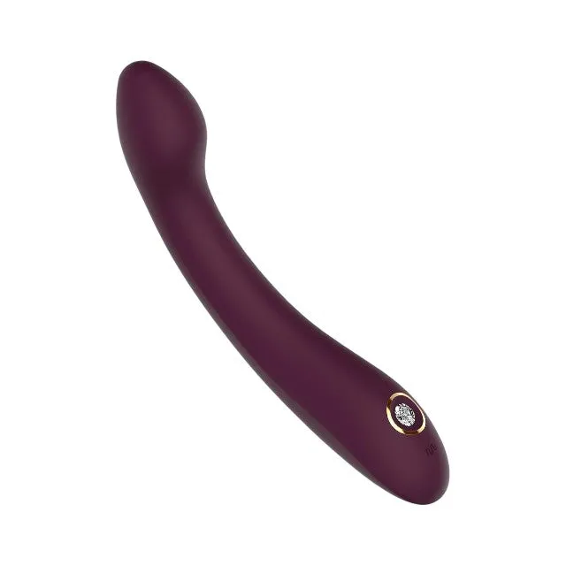 Vibrator DREAMTOYS Essentials Strong G-Spot Vibe. pentru stimularea punctului G. 7 funcții de vibrație. lungime 21.8 cm. mov