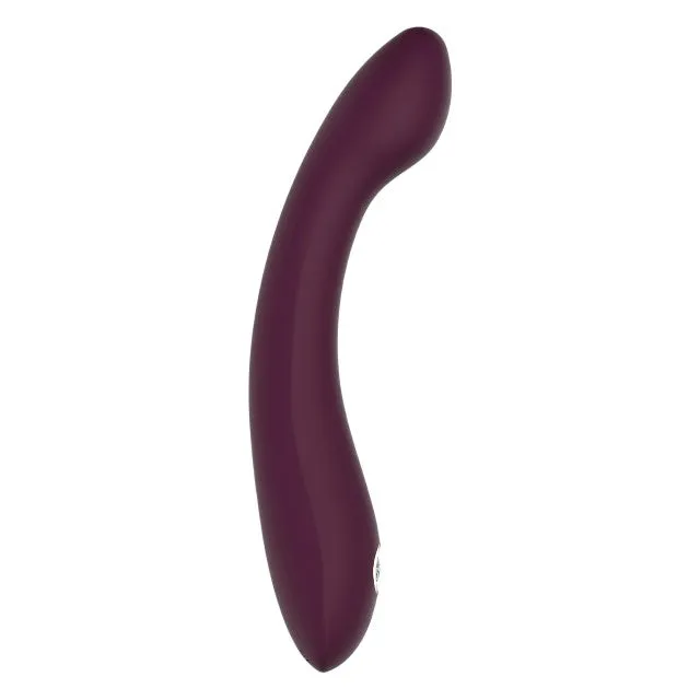 Vibrator DREAMTOYS Essentials Strong G-Spot Vibe. pentru stimularea punctului G. 7 funcții de vibrație. lungime 21.8 cm. mov
