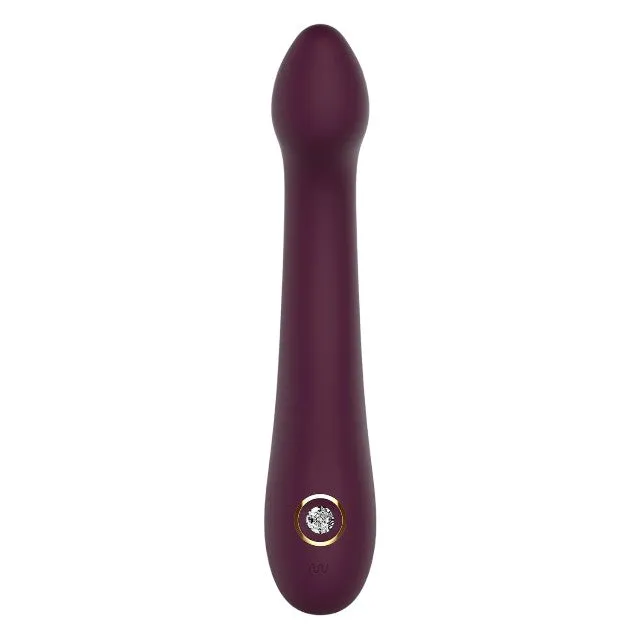 Vibrator DREAMTOYS Essentials Strong G-Spot Vibe. pentru stimularea punctului G. 7 funcții de vibrație. lungime 21.8 cm. mov