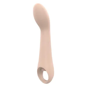 Vibrator DREAMTOYS Nude Ivy G-Spot. pentru stimularea punctului G. 10 funcții de vibrație. rezistent la apă IPX6. culoarea pielii