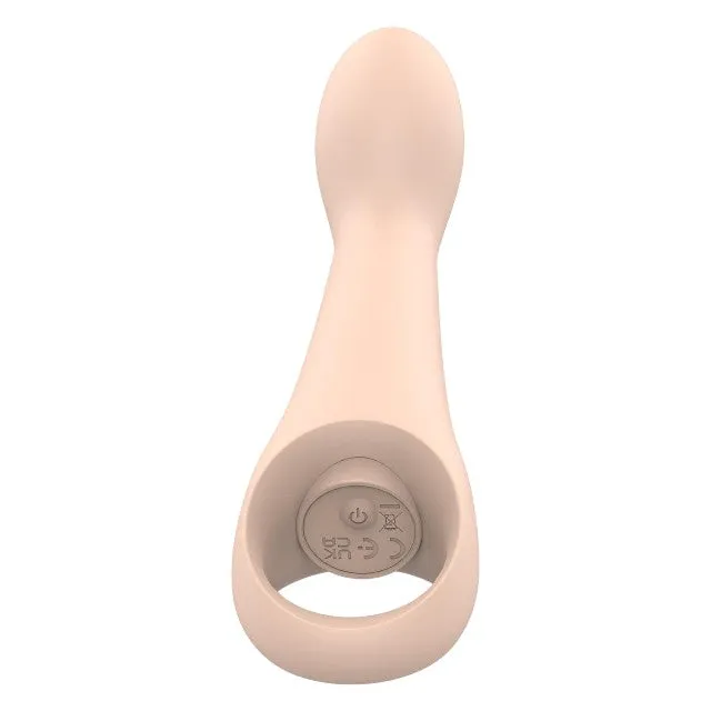 Vibrator DREAMTOYS Nude Ivy G-Spot. pentru stimularea punctului G. 10 funcții de vibrație. rezistent la apă IPX6. culoarea pielii
