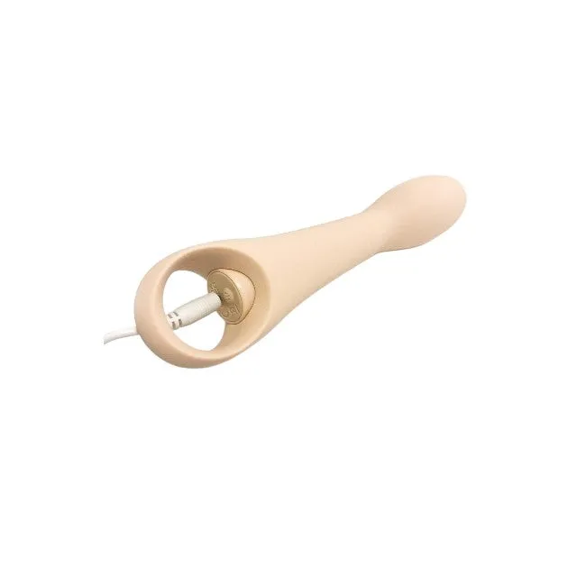 Vibrator DREAMTOYS Nude Ivy G-Spot. pentru stimularea punctului G. 10 funcții de vibrație. rezistent la apă IPX6. culoarea pielii