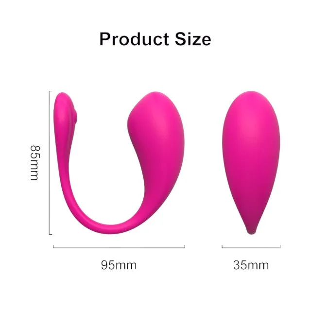 Vibrator dublu CNT Clit Magic - The Insider. control prin aplicație. vibrații personalizate. rezistent la apă IPX7. culoare roz