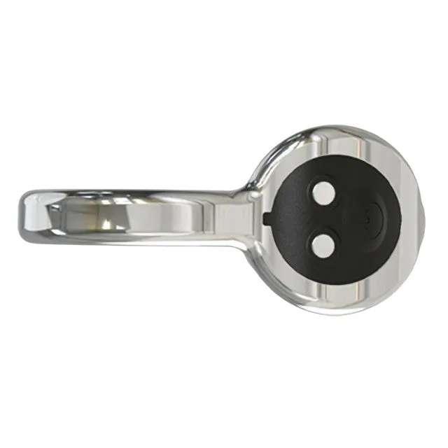 Vibrator NEXUS Fortis. din aluminiu. pentru stimularea punctului G și punctului P. 6 funcții de vibrație. lungime 13 cm. argintiu