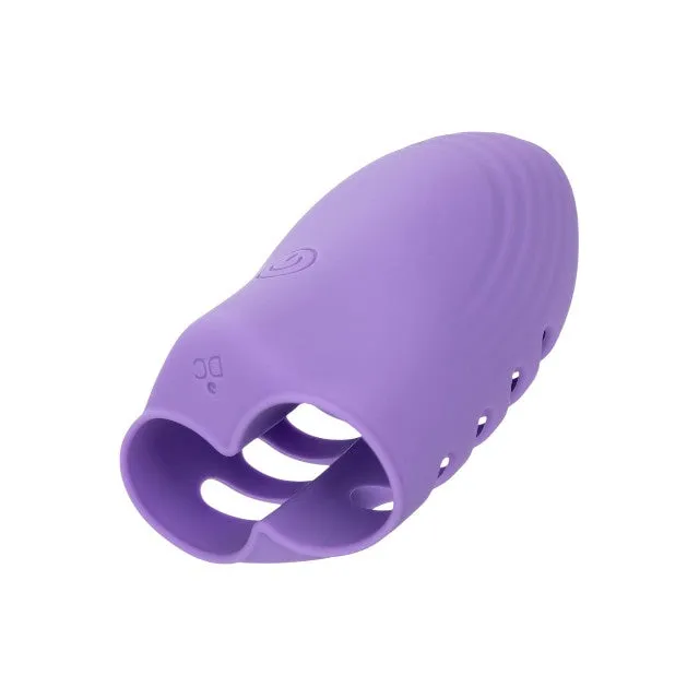 Vibrator pentru deget CALEXOTICS Dr. Laura Berman Finger Vibe. 10 funcții de vibrație. rezistent la apă IPX7. culoarea mov