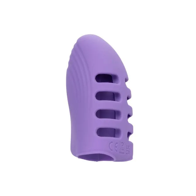 Vibrator pentru deget CALEXOTICS Dr. Laura Berman Finger Vibe. 10 funcții de vibrație. rezistent la apă IPX7. culoarea mov