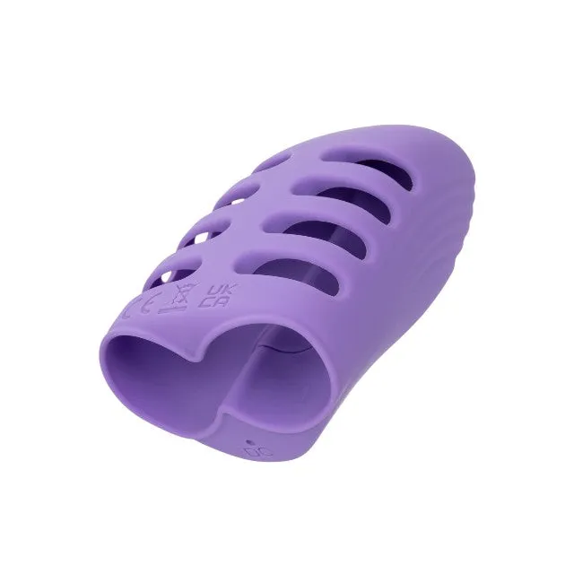 Vibrator pentru deget CALEXOTICS Dr. Laura Berman Finger Vibe. 10 funcții de vibrație. rezistent la apă IPX7. culoarea mov