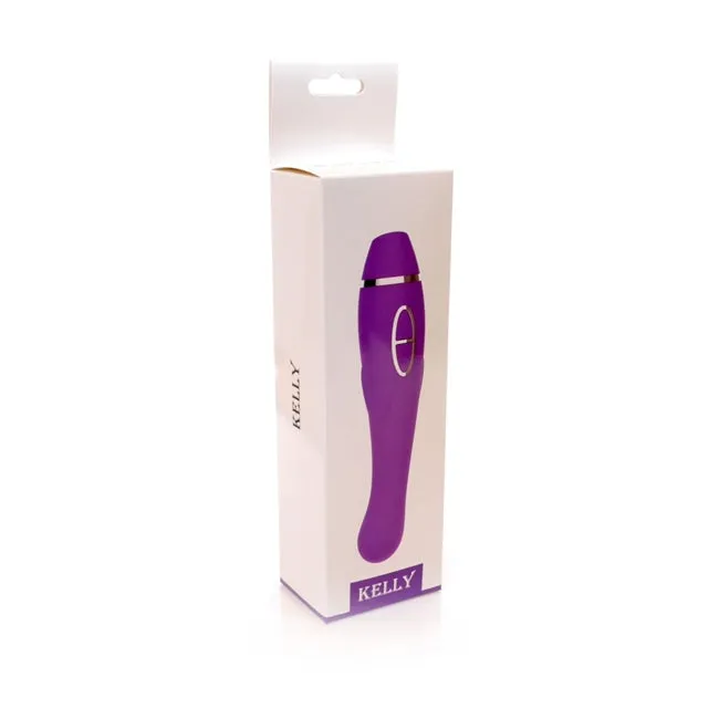 Vibrator stimulator Kelly Purple. cu 12 functii de vibrare si 8 moduri de aspirare. rezistent la apa