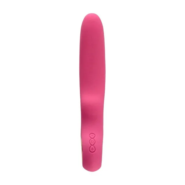 Vibrator TOYZ4LOVERS Handy Wave Grip Small. pentru stimularea punctului G. 10 funcții de vibrație. 18.5 cm. roz cu auriu