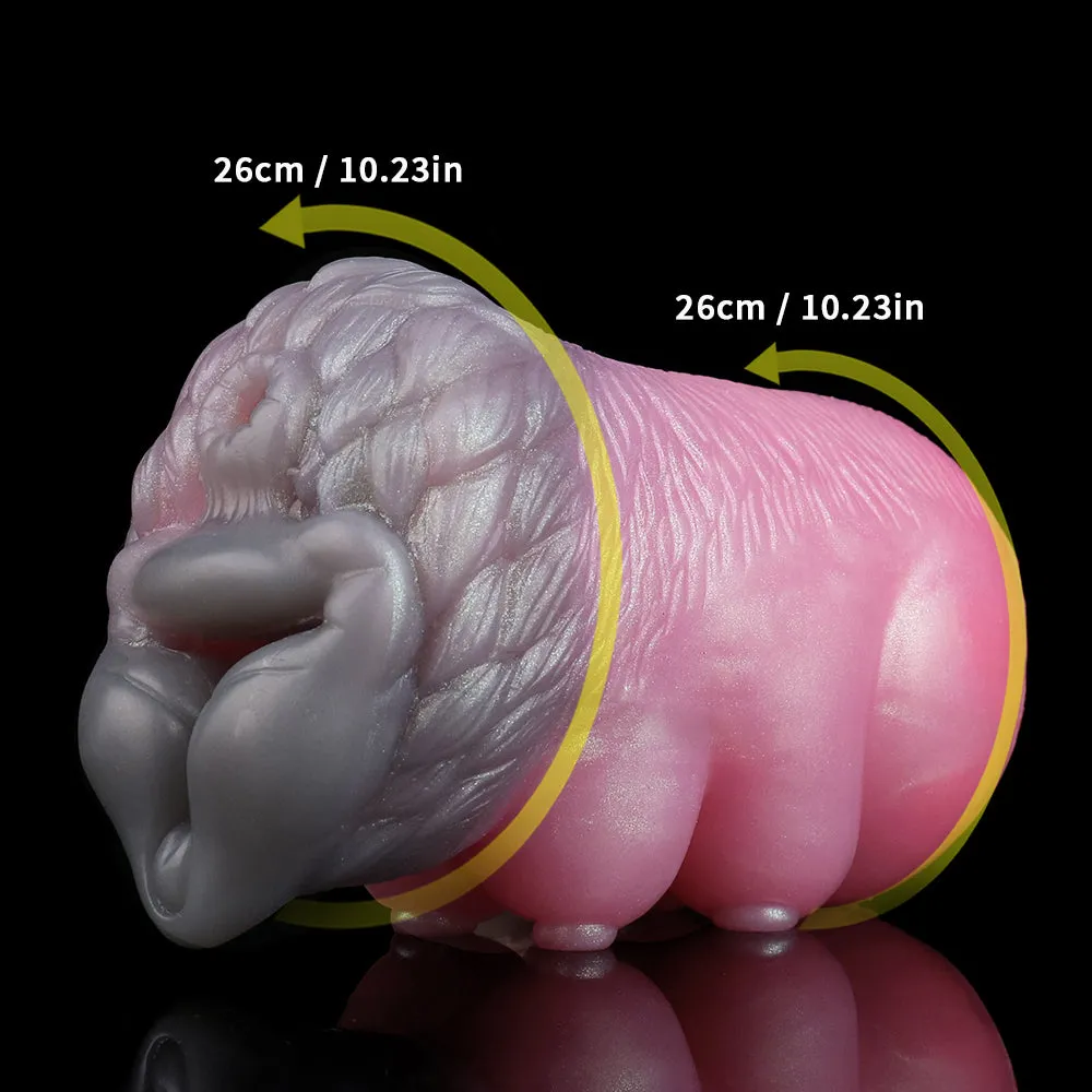 Wolf Beauty Pocket Pussy Male Masturbator - Fantasy Silicone Penis Blowjob Sex Toys for Men
