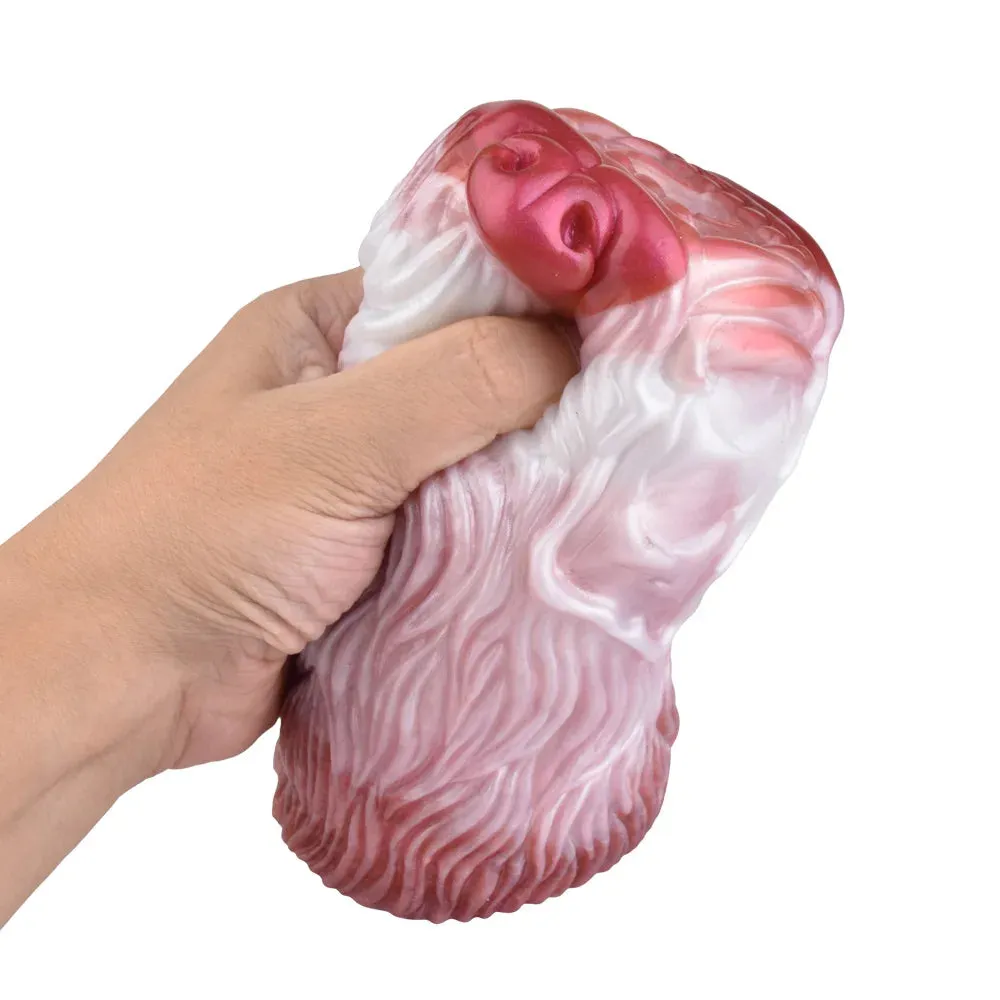 Wolf Vagina Pocket Pussy Male Sex Toys - Silicone Animale Oral Penis Masturbation Cup